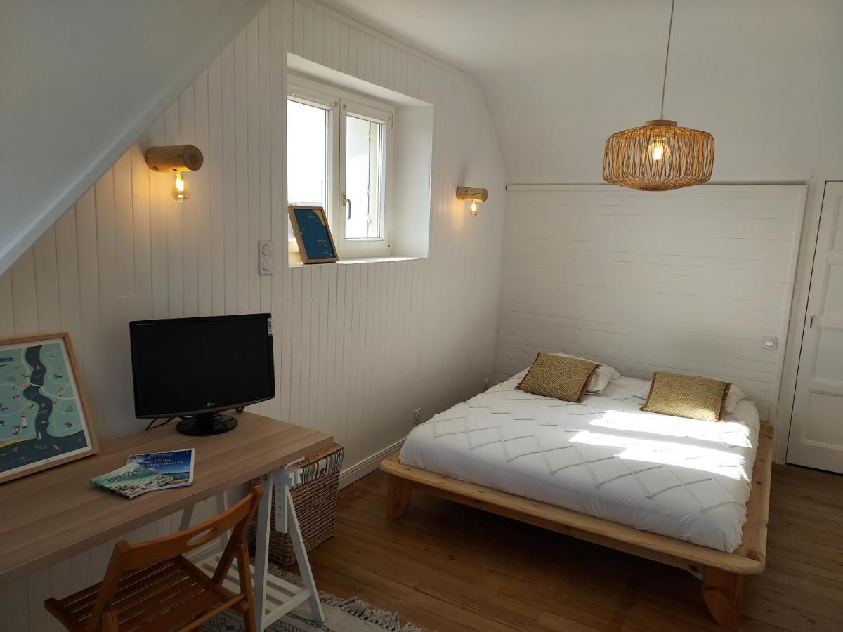 Maison Au Coeur Du Bourg, Plages A Pied ปลูกาส์นู ภายนอก รูปภาพ